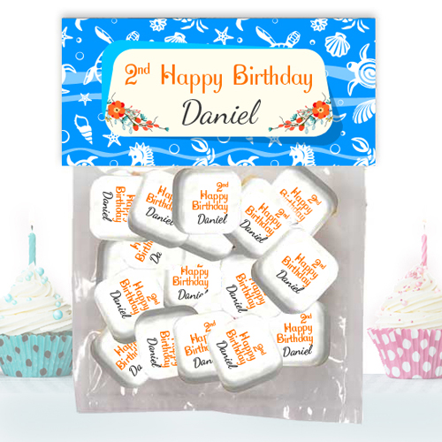  Candy Bags Custom Printed Mints with Imprinted Header Card