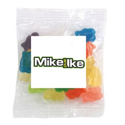 Custom Large Labeled Candy Bags with Gummy Bears