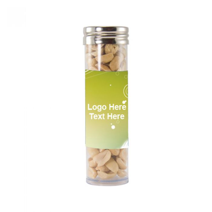 Large Gourmet Plastic Tube with Peanuts