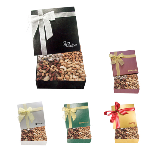 custom chairman gift box cashews pistachios peanuts mixed nuts