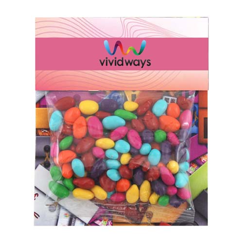 Medium Jenny Billboard Cello Bags Filled with Chocolate Covered Sunflower Seeds