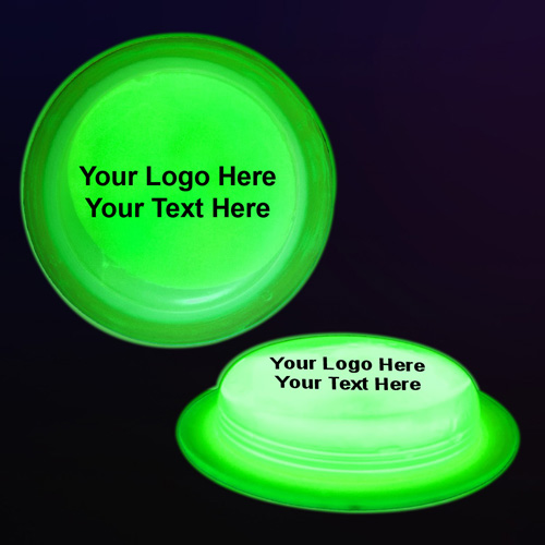 3 Inch Promotional Logo Glow Circle Badges