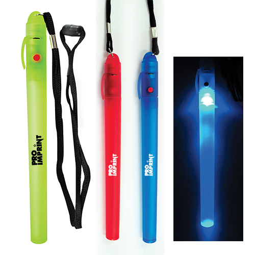 Custom Flash N Glow Sticks with Lanyard