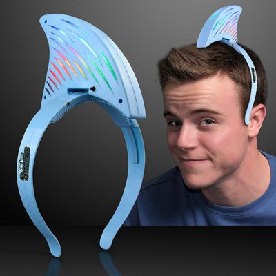 Custom Light Up LED Shark Fin Headbands