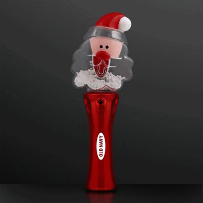 Customized LED Santa Claus Spinning Light Wands