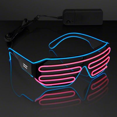 Promotional Slotted EL Wire Glow Shades