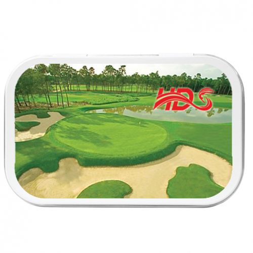 promotional personal care and spa golf necessities kit tin