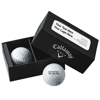 Super Soft Callaway® 2-Ball Business Card Box