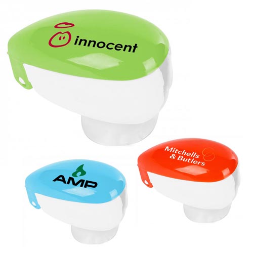 Logo Imprinted Antibacterial Tooth Brush Cover with 3 Colors