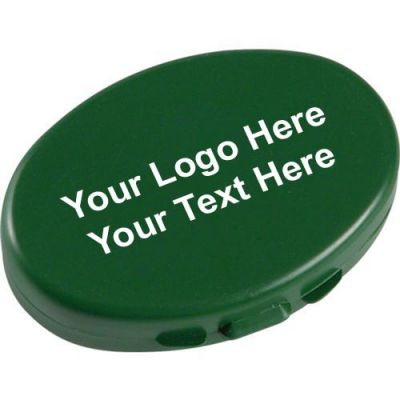 Custom Printed Oval Shaped Pill Cases