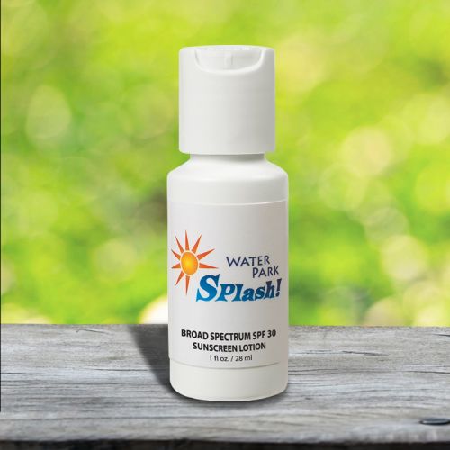 1 Oz Promotional SPF 30 Sunscreen Bottles
