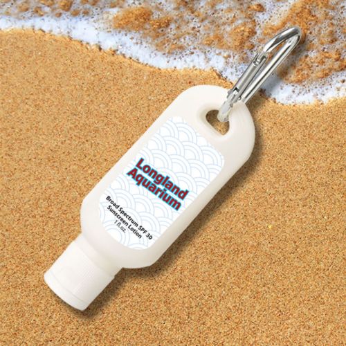  SPF 30 Sunscreen Lotion with Carabiner