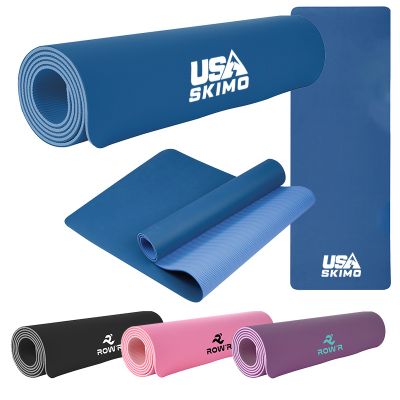 Two Tone Double Layer Yoga Mats 1/4 Inch
