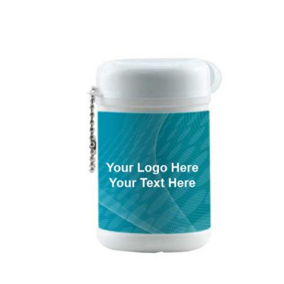 Customized 30 Pack Sanitizer Wipes in Canister