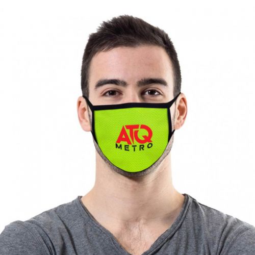 Custom Printed 2-Ply Deluxe Cooling Fabric Face Masks