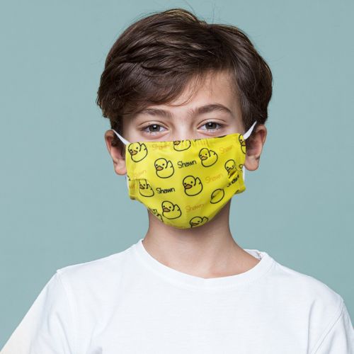 Printed Anti-Bacterial Children Face Masks