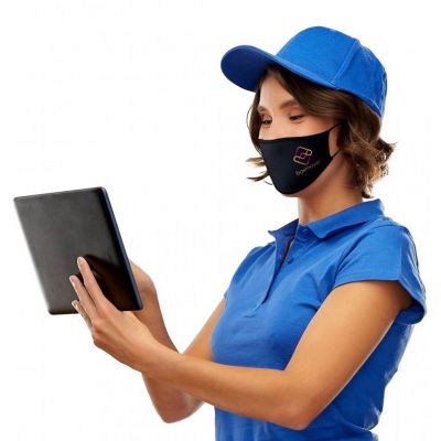 Printed Full Graphic Sublimation Face Mask with Filter Pocket