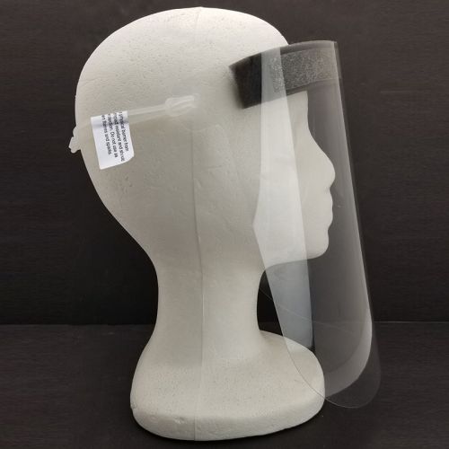 Protective Face Shields with Elastic Band