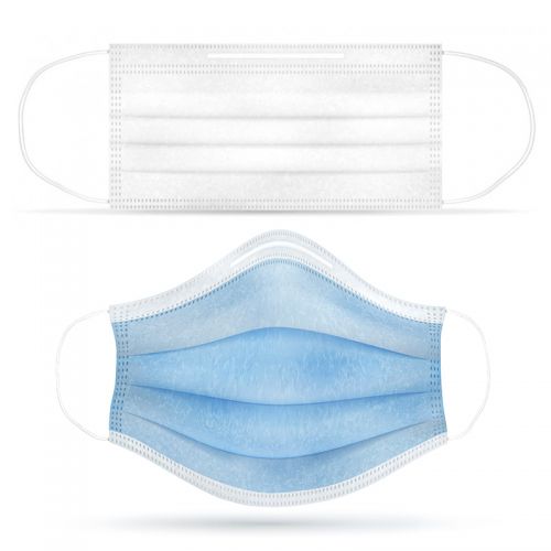 Standard Breathable and Disposable 3-Layer Cloth Face Masks