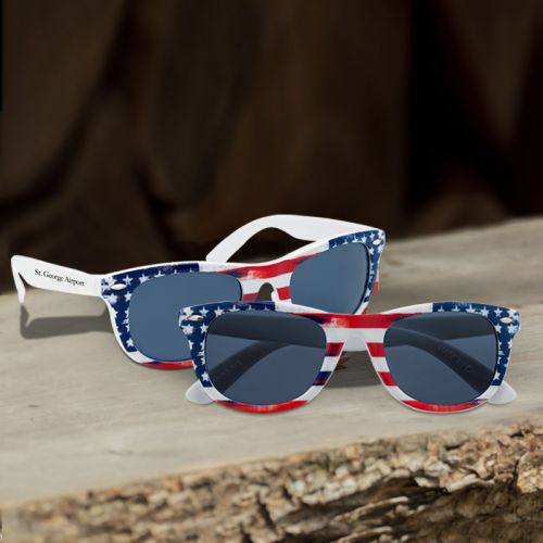 Promotional Patriotic Malibu Sunglasses