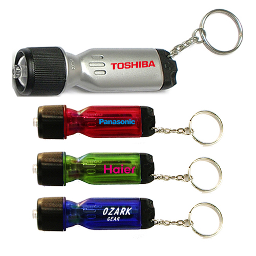 Personalized Mini Flashlight Tool Keychain w 4 Colors