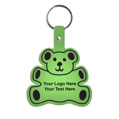Personalized Teddy Bear Flexible Key-Tags