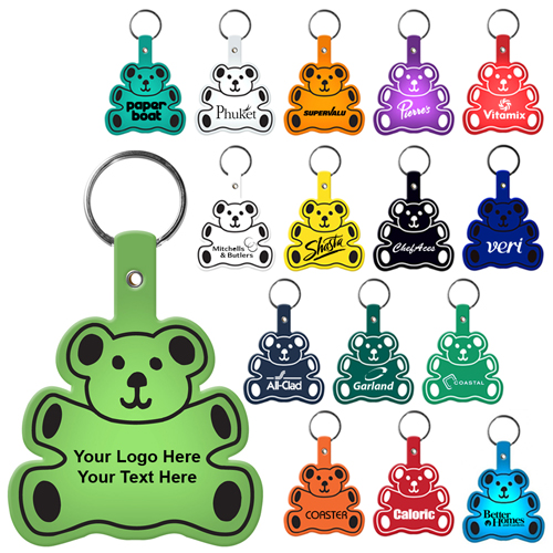 Personalized Teddy Bear Flexible Key-Tags