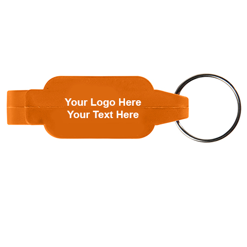 Promotional Rectangular Beverage Wrench Bottle & Can Opener Key Chains