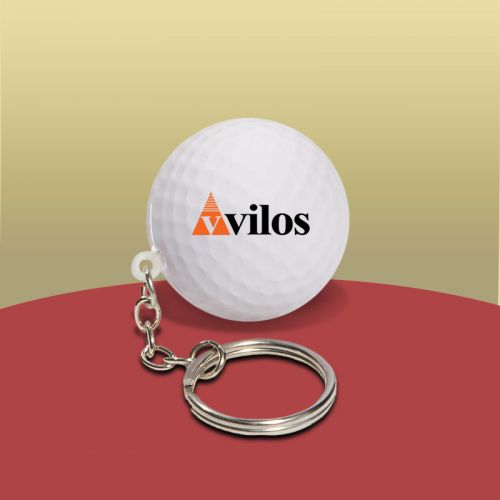 Custom Printed Golf Ball Key Chains