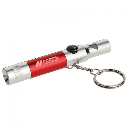 Personalized Whistle Key-Light with Compass