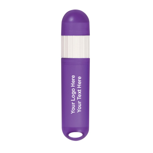 Personalized Lip Balm And Sunsticks Translucent Purple