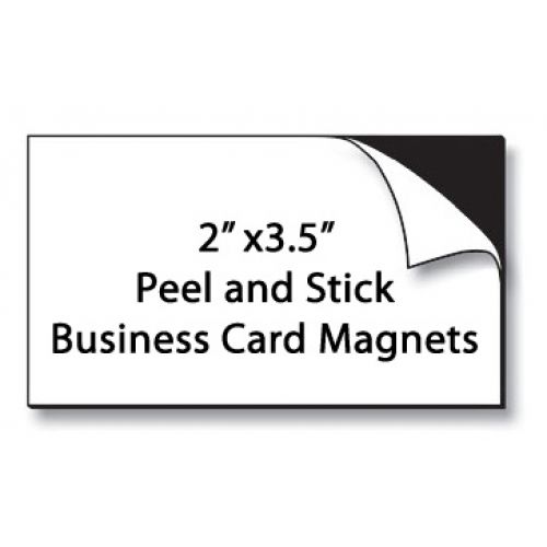 2x3.5 Inch Peel and Stick Business Card Magnets