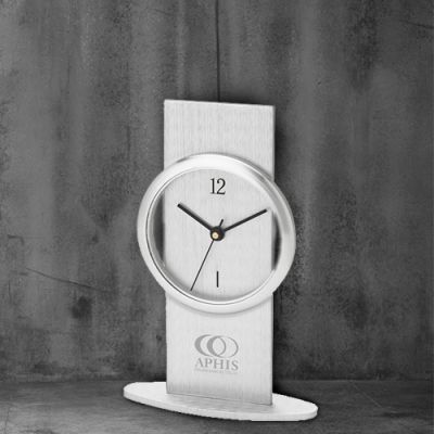 Custom Printed Trani Desk Clocks
