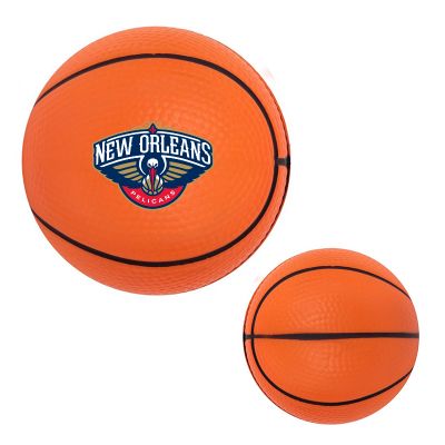 Custom Imprinted Basketball Stress Reliever Balls