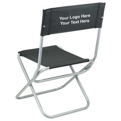 Custom Printed Spectator Folding Chairs Black