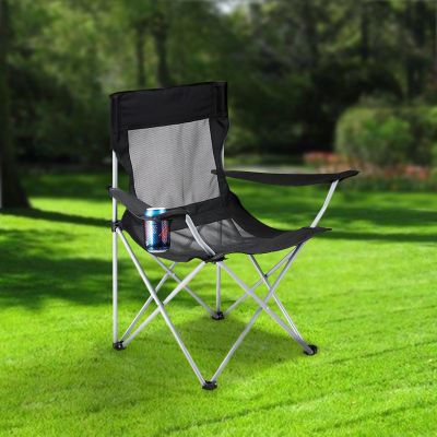 Promotional Logo Mesh Camping Chairs