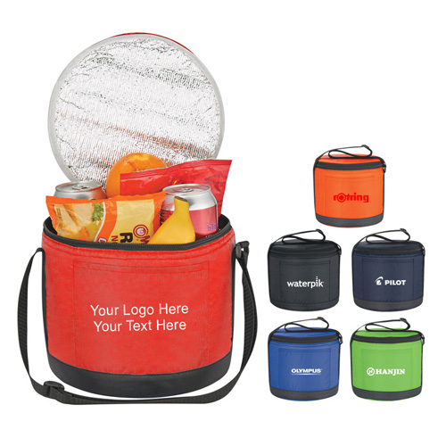 Custom Cans-To-Go Round Cooler Bags