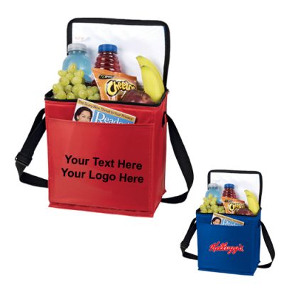 Custom Logo Imprinted 12-Pack Lunch Coolers