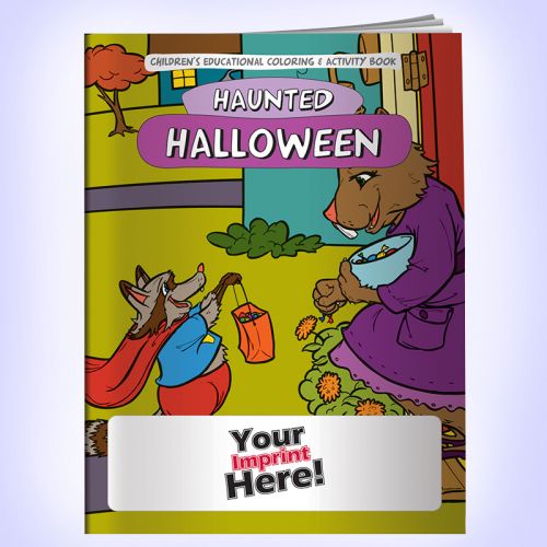 Custom Printed Halloween Haunted Holiday-Coloring Books