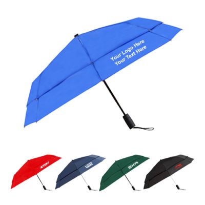 43 Inch Custom Printed Vented Logo Umbrellas