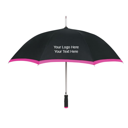 46 Inch Arc Two-Tone Custom Printed Logo Umbrellas