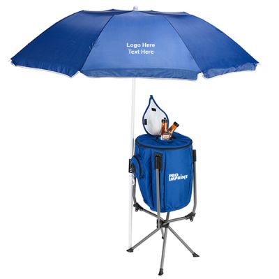6 Ft High Stand Cooler Umbrella with Speakers