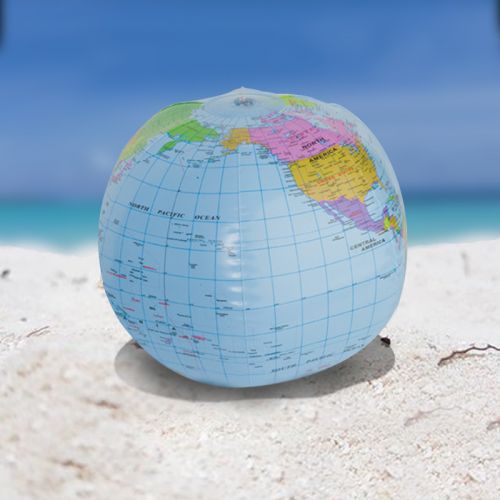 Globe Shaped Beach Balls