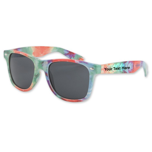 Custom Printed Tye Dye Sunglasses