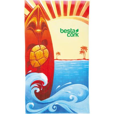 Custom Surf Board Beach Towel