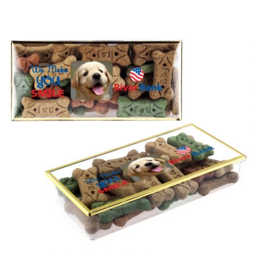 Dog Bones in Gold Rimmed Boxes