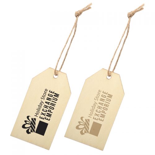Printed Wood Ornament - Gift Tags