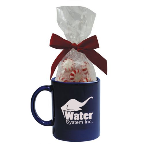 Ceramic Gift Mugs with Starlite Mint Candy