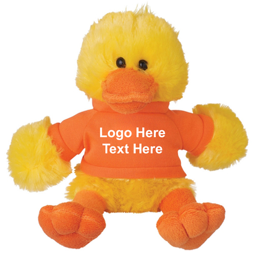 6 Inch Personalized Delightful Duck with Shirts
