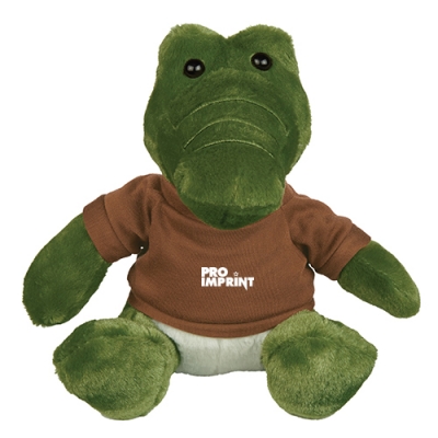 6 Inch Allie Gator Plush Toys With Shirt